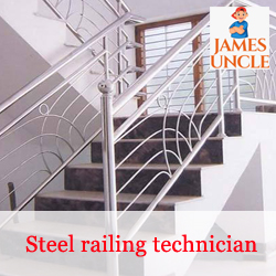 Steel railing technician, supplier Mr. Joy Chowdhury in Sewli Telinipara